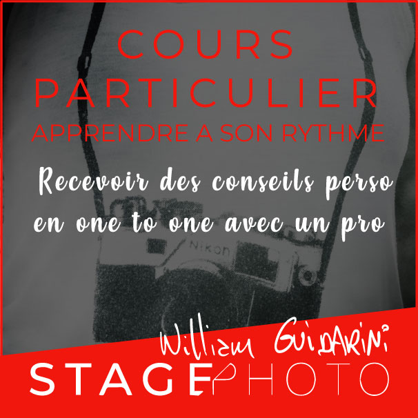 Cours photo particulier avec William Guidarini